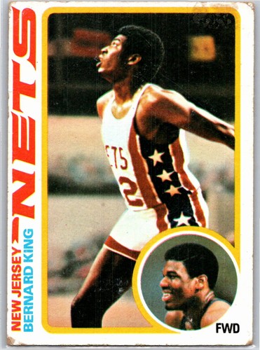 1978 topps bernard king - topps,